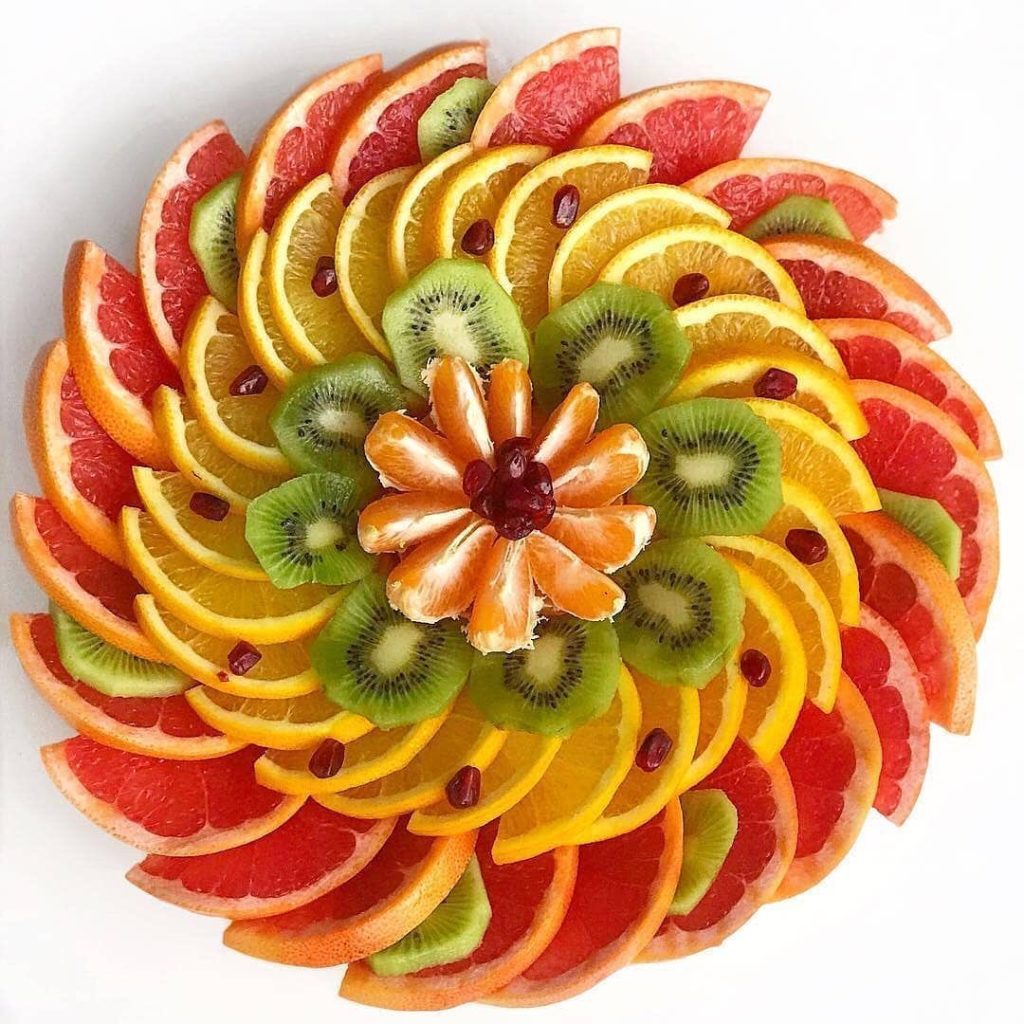 фрукты на праздничный стол оформление фото